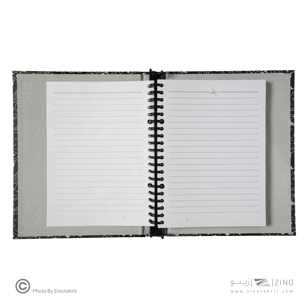 دفترکلاسوری 20حلقه 100برگ قفل پلاستیک جلدسخت سری راندو کد71501