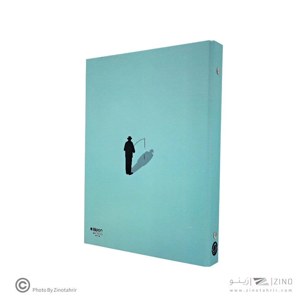 دفترکلاسوری 100برگ جلدسخت الیپون کد288کارتن 12عددی