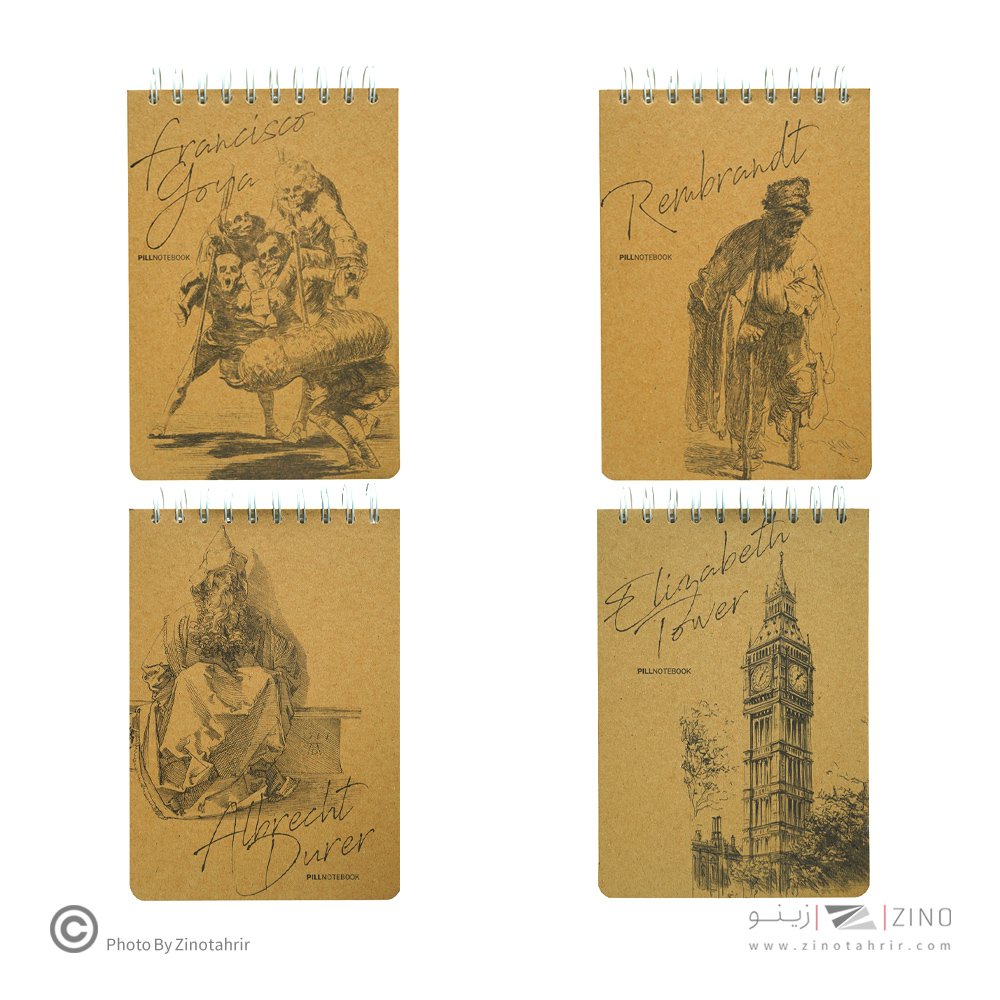 دفتر طراحی (اسکیس)A5کاغذ70گرم100برگ پیل