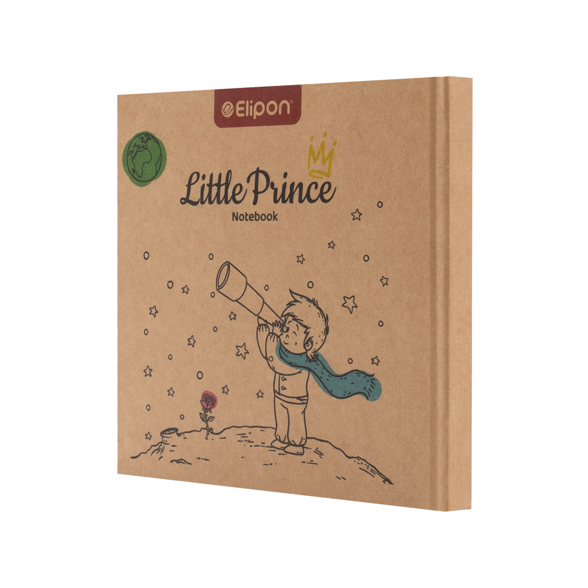 دفتر یادداشت 102برگ 160*170 ته دوخت فانتزی شازده کوچولو الیپون کد857
