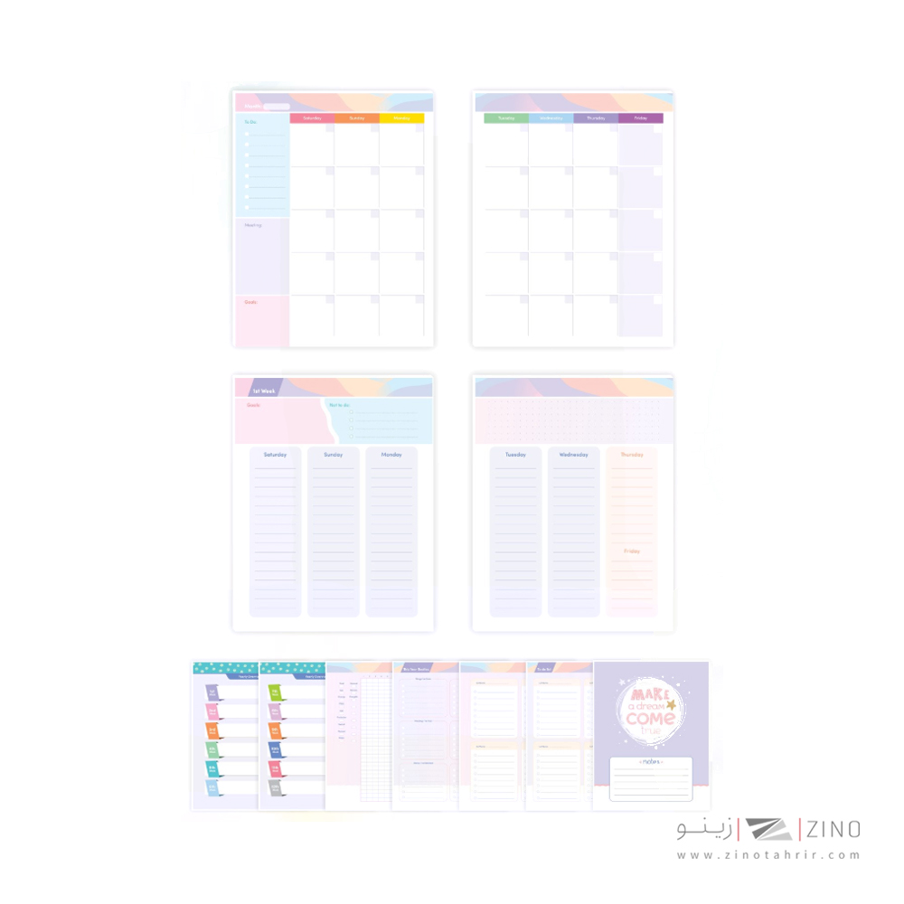 پلنرجلد سخت ته چسب 22*17/5 میکرو سری دریم کدJ27