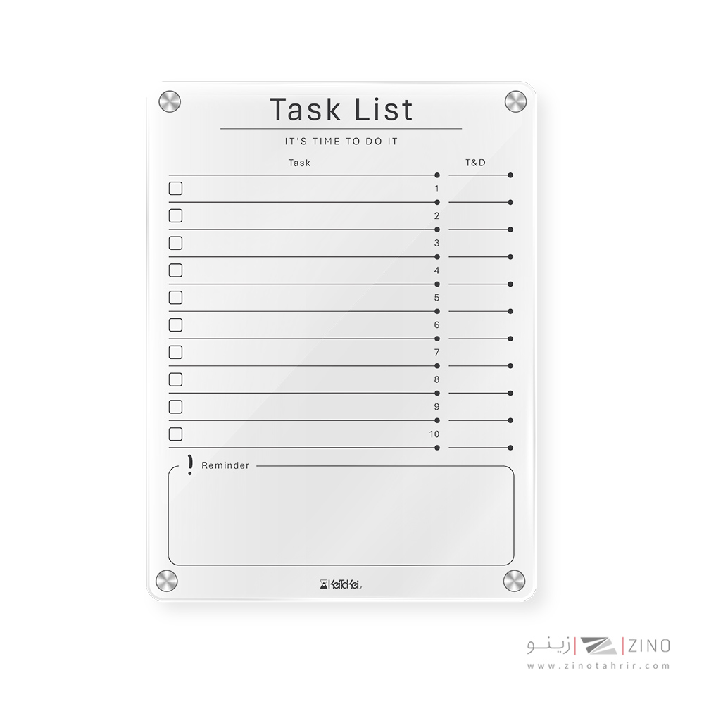 پلنر پلکسی گلاس کی تا کی سایز20*15