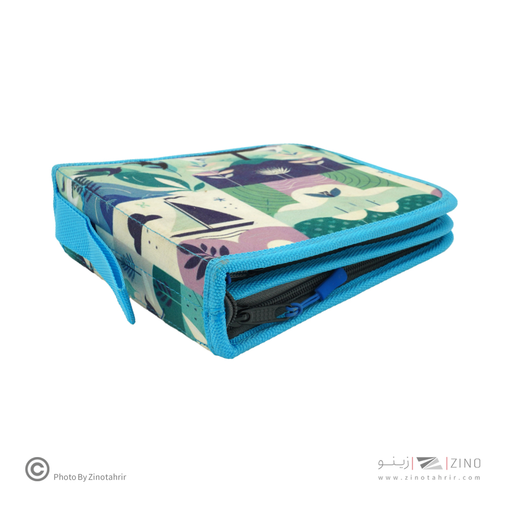 کیف مدادرنگی 60عددی  دوزیپ سری V  لوتو