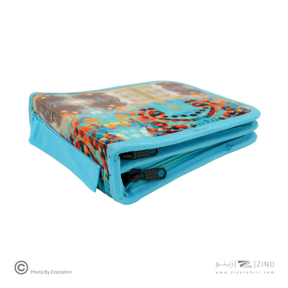 کیف مدادرنگی 60عددی  دوزیپ سری V  لوتو