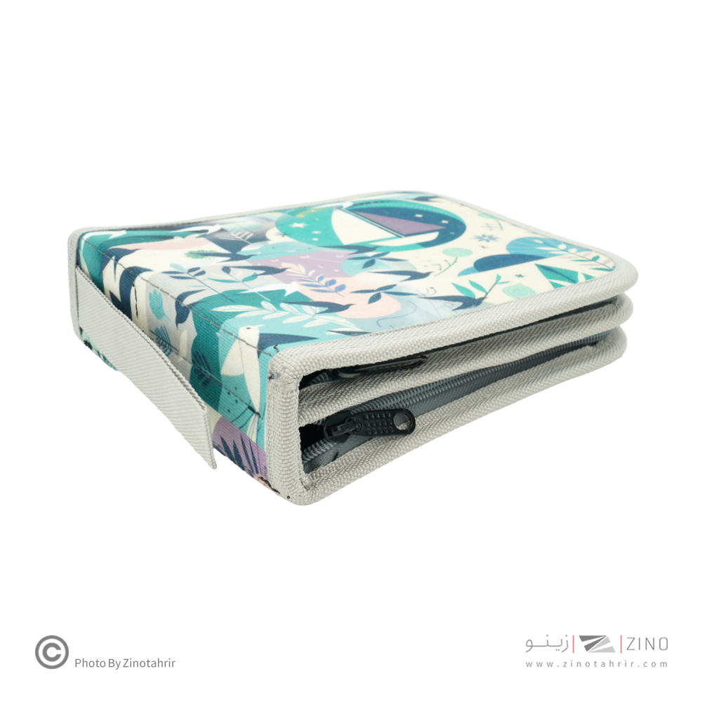 کیف مدادرنگی 60عددی  دوزیپ سری V  لوتو