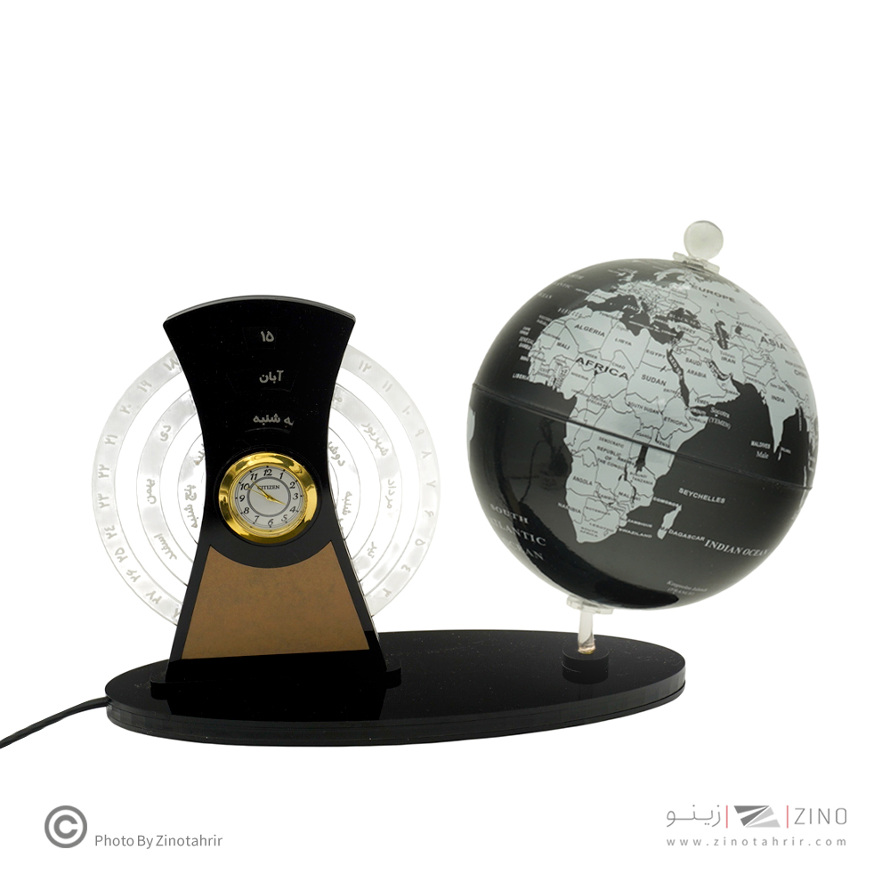 کره جغرافیا سایز14 دکوراتیو تقویم دار ایده کد132