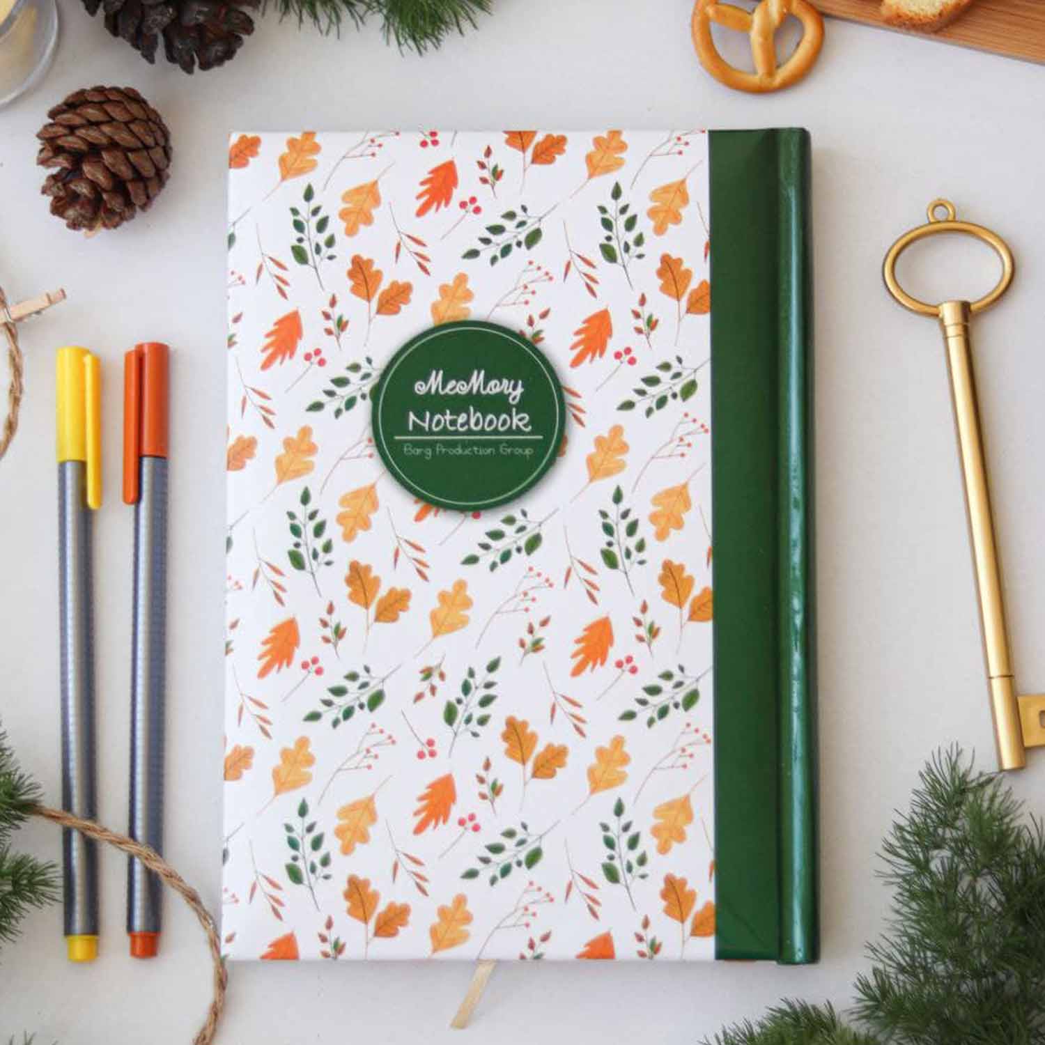 دفترخاطرات کلاسیک برجسته قفل دار کینگ کد2044