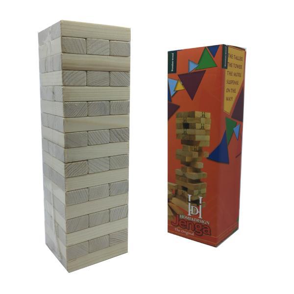 برج هیجان جنگا (چوب طبیعی) جعبه قرمز هازبرو