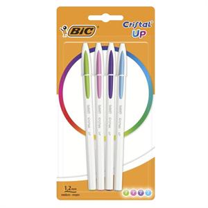 خودکار4رنگ فانتزی 1/2 کریستال آپ بیک