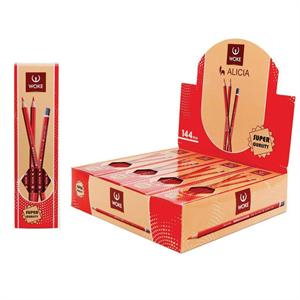 مداد قرمز 6گوش ووک کد20026