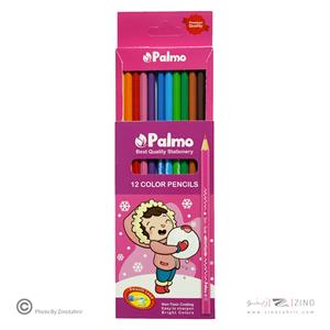 مدادرنگی12رنگ جعبه مقوایی پالمو3202 - 3207