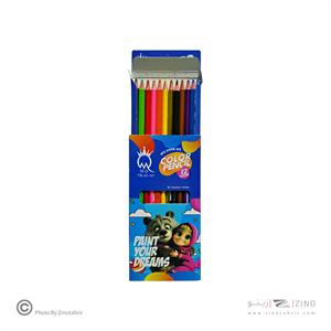 مداد رنگی12رنگ جعبه مقوایی(دانش آموزی) ام کیو