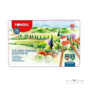 مدادرنگی36رنگ جعبه فلزی فونزل کد685056