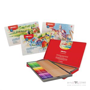 مدادرنگی72رنگ جعبه فلزی فونزل کد850583