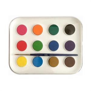 آبرنگ 12رنگ همراه باقلمو  آرتلاین