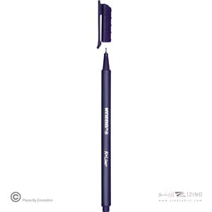 روان نویس نوک نمدی بدنه سه گوش کورس رنگ بادمجانی کد28170