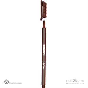 روان نویس نوک نمدی بدنه سه گوش کورس رنگ حنایی کد28161