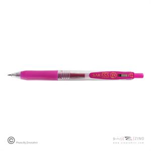 روان نویس فشاری ساراساکلیپ مجنتا ارغوانی 0/7 زبرا (10عددی)