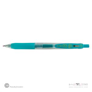 روان نویس فشاری ساراساکلیپ سبزآبی 0/7 زبرا (10عددی)