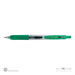 روان نویس فشاری ساراساکلیپ سبز 0/7 زبرا(10عددی)