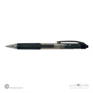 روان نویس فشاری ژلینو مشکی 0/7 الیپون