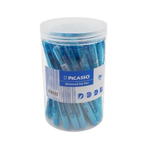 روان نویس 1/0ژل فیروزه ای لیوانی پیکاسو کدGP-106