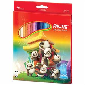 مدادرنگی24رنگ (شش گوش) جعبه مقوایی فکتیس