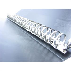 دفترکلاسوری 26حلقه قفل فلز(جلد طلقی بدون یدک) سوپربایند