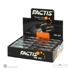 پاکن مشکی 20عددی  فکتیس  PB20*کارتن25بسته ای*