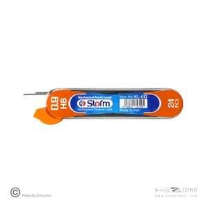 مغز مداد 0/9  (60میل) HB استورم کد HL-432*تعداد در باکس12جین*