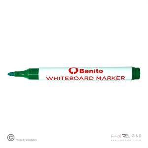 ماژیک وایت برد گرد سبز بنیتو