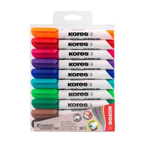 ماژیک وایت بردگرد10رنگ کورس