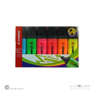 علامت زن جور6رنگ باس اورجینال(فلورسنت)استابیلو کد70/6