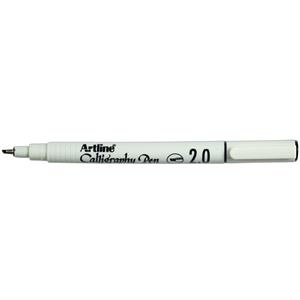 قلم خطاطی 2/0مشکی لاتین آرتلاین EK-242N/AB