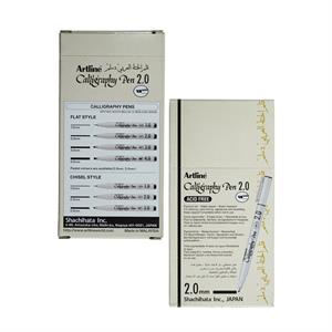 قلم خطاطی 2/0مشکی لاتین آرتلاین EK-242N/AB