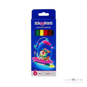 ماژیک نقاشی 6رنگ اسکول فنز کدFA92400 