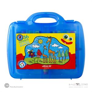 پاستل روغنی36رنگ طلقی کد2032آریا*24عدد*