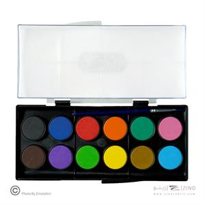 آبرنگ 12رنگین کمان بزرگ 48عددی آریا کد 5009 