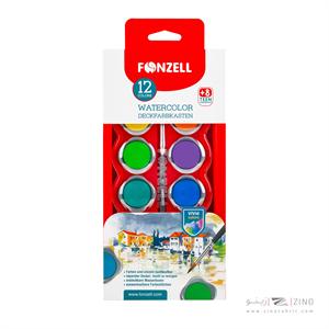 آبرنگ12رنگ فونزل کد685040