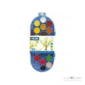 آبرنگ22رنگ میلان کد80022