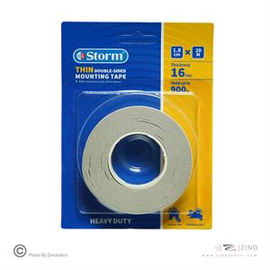 چسب دوطرفه16میکرون پوست پیازی1/8سانت20متری استورم کدHL-102139