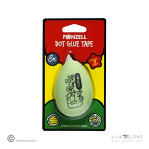 چسب نواری نقطه ای عرض5میل وطول8متر فونزل کد685020 یاکد685024