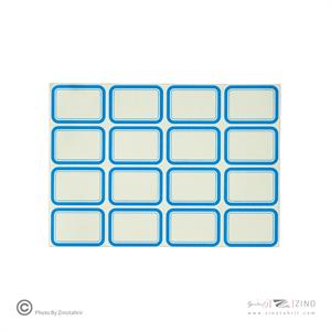 برچسب دورآبی خارجی کد16 سایز3.6*2.5