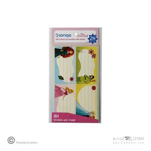 برچسب اسم دانش آموز طرح پرنسس2 لانگو