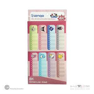 برچسب اسم فانتزی 4برگی لانگو طرح سانریو