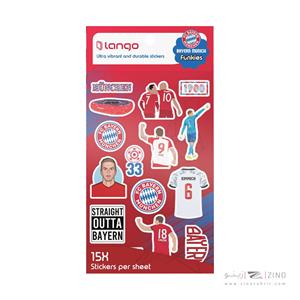 برچسب لانگو سری فانکیز طرح  بایرمونیخ کدFU-043