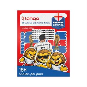 برچسب لانگو سری چارمیز WE ARE طرح انگلیس کدCH-022