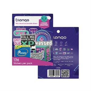 برچسب لانگو سری چارمیز طرح استریمر کدCH-026