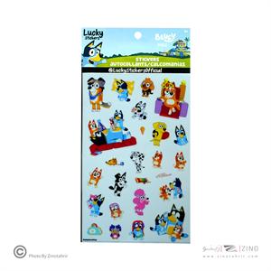 استیکر فانتزی سری لوکی طرح سگ بلویی کد162