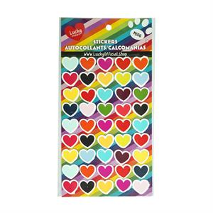 استیکر فانتزی سری لوکی طرح قلب رنگی کد106